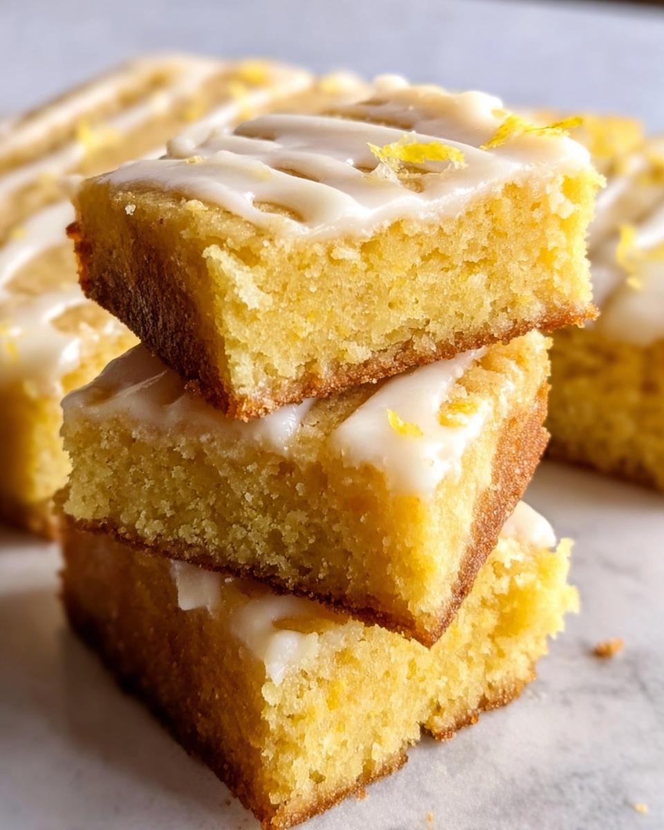 Gluten Free Lemon Brownies - detail 2