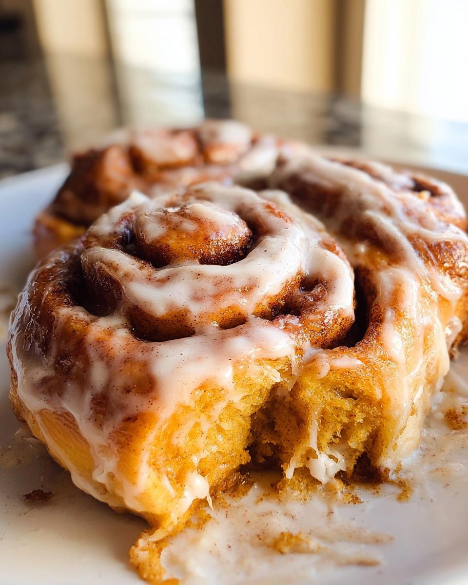 Gluten Free Pumpkin Cinnamon Rolls - detail 1