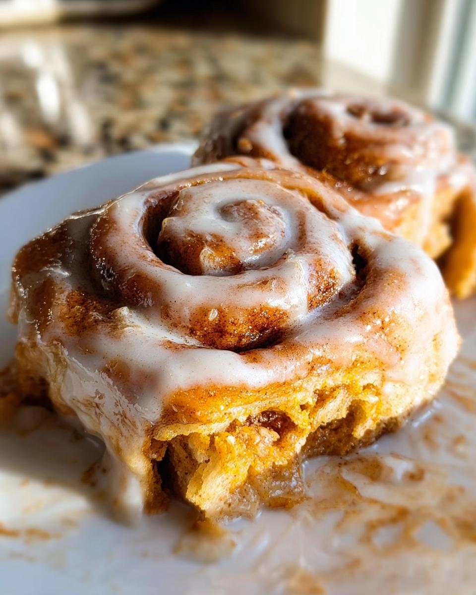 Gluten Free Pumpkin Cinnamon Rolls - detail 3