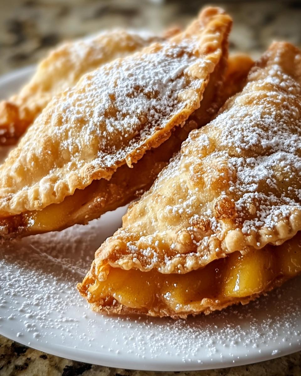 Golden Fried Peach Pies - detail 1