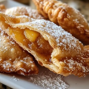 Golden Fried Peach Pies