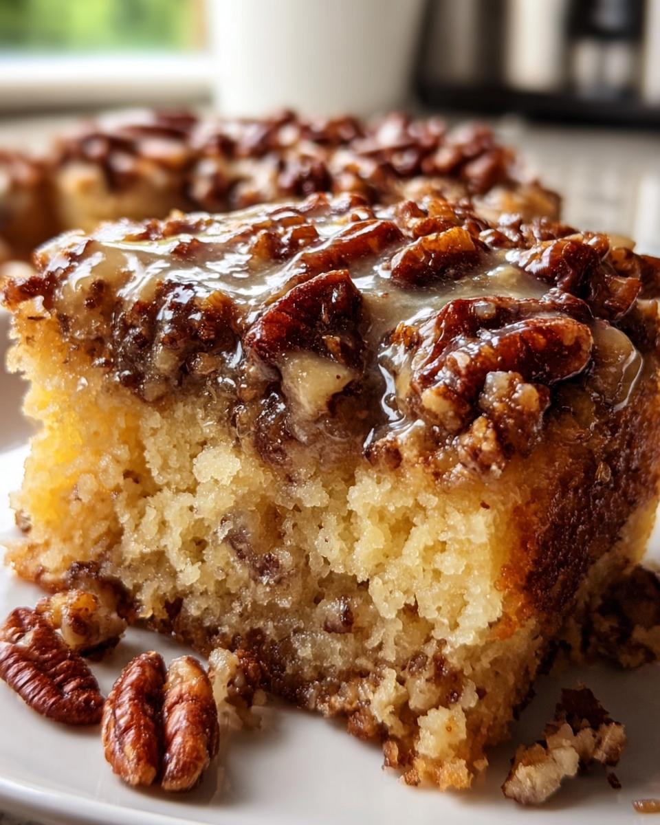 Gooey Butter Pecan Cake - detail 2