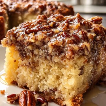 Gooey Butter Pecan Cake