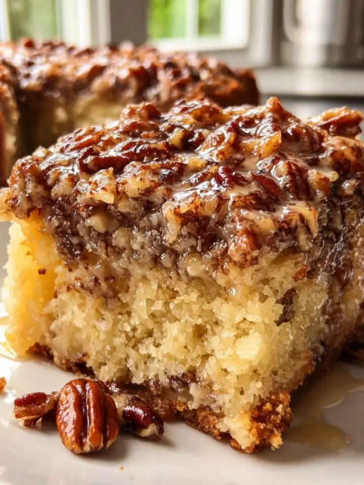 Gooey Butter Pecan Cake