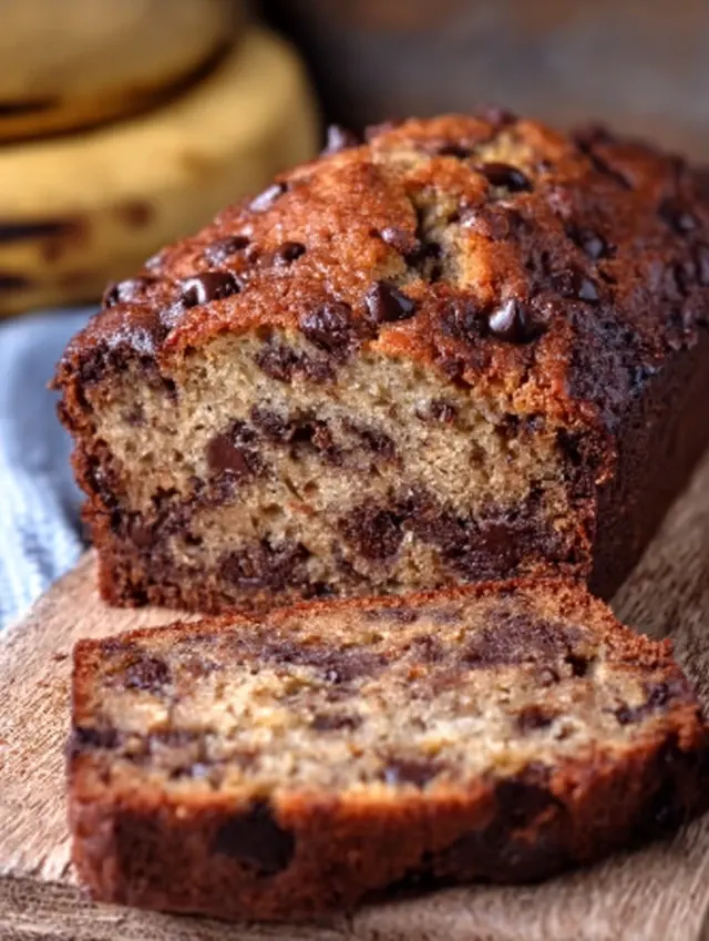 Grandma's Chocolate Chip Banana Bread