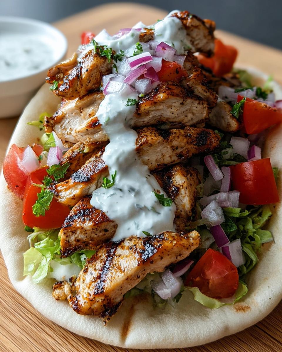 Greek Chicken Gyros - detail 1