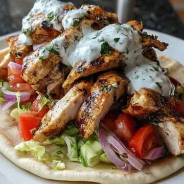 Greek Chicken Gyros