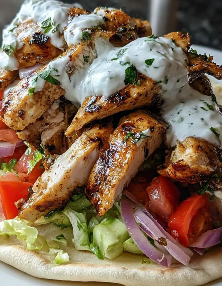 Greek Chicken Gyros