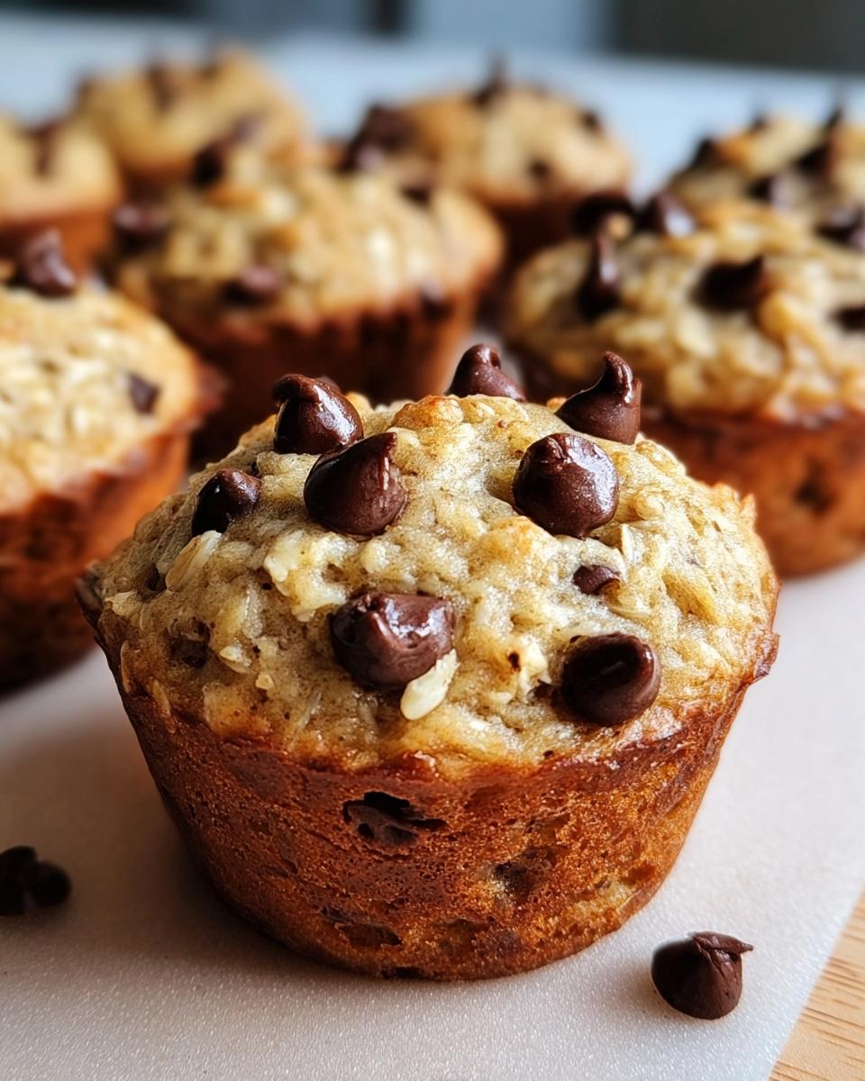 Greek Yogurt Chocolate Chip Oatmeal Muffin Cups - detail 1