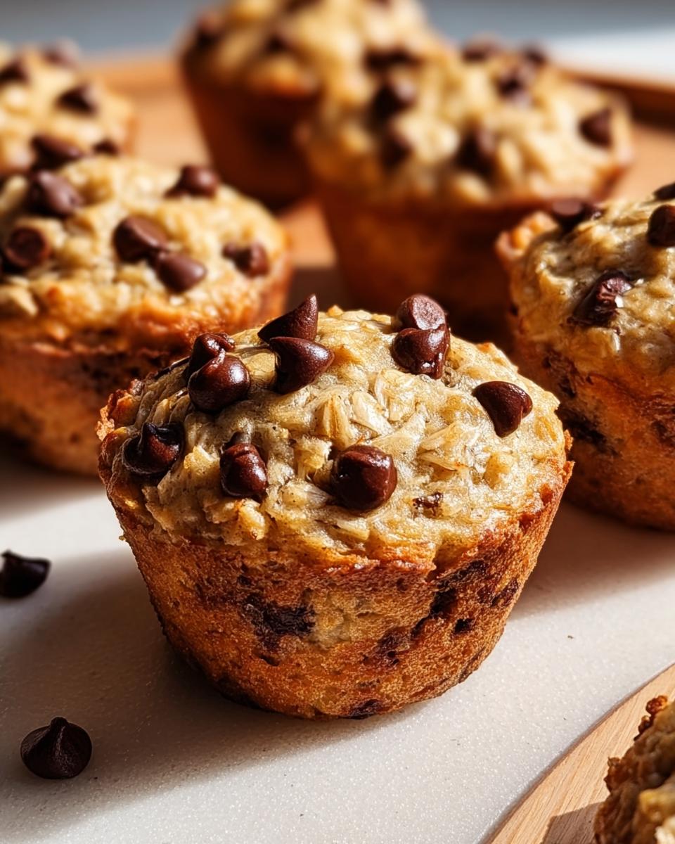 Greek Yogurt Chocolate Chip Oatmeal Muffin Cups - detail 2