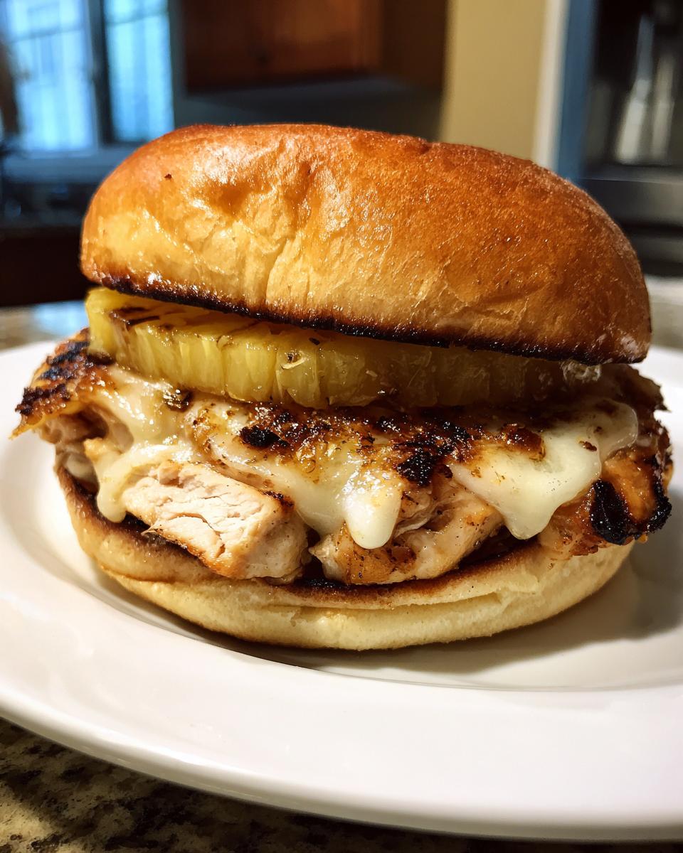 Grilled Hawaiian Chicken Sandwiches - detail 2