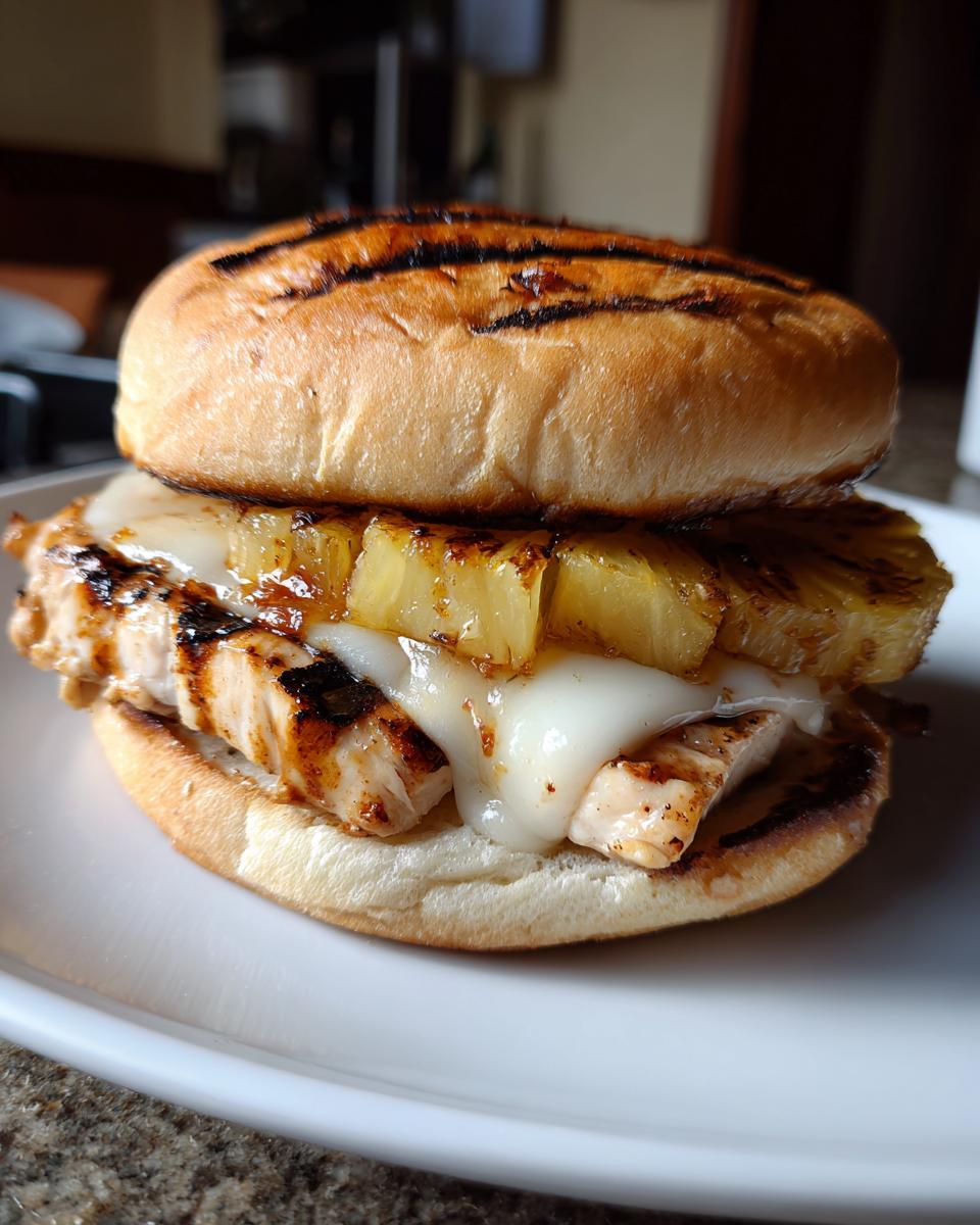 Grilled Hawaiian Chicken Sandwiches - detail 3