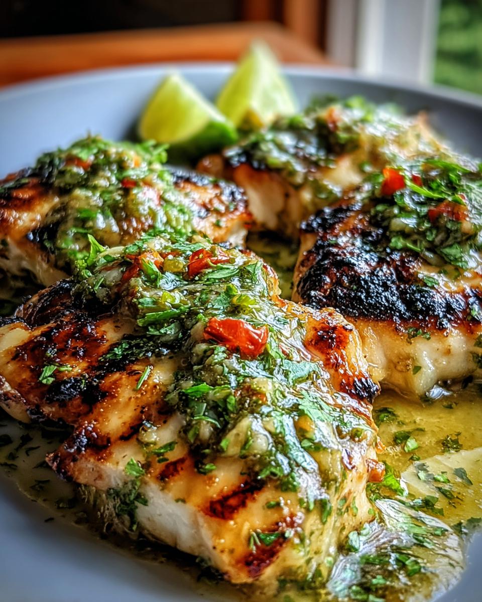 Grilled Salsa Verde Pepper Jack Chicken - detail 1