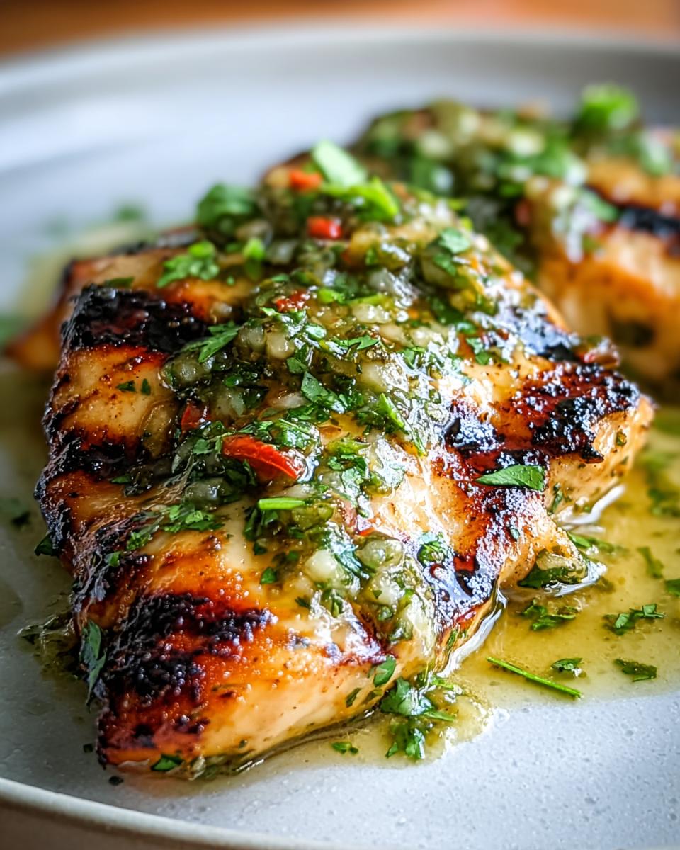 Grilled Salsa Verde Pepper Jack Chicken - detail 1