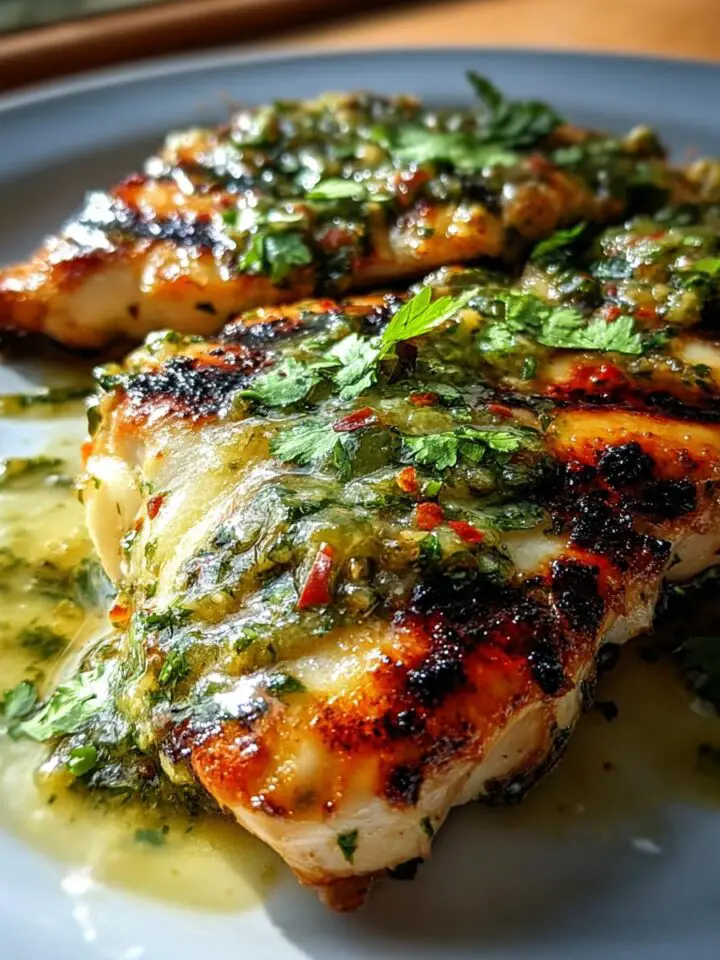 Grilled Salsa Verde Pepper Jack Chicken