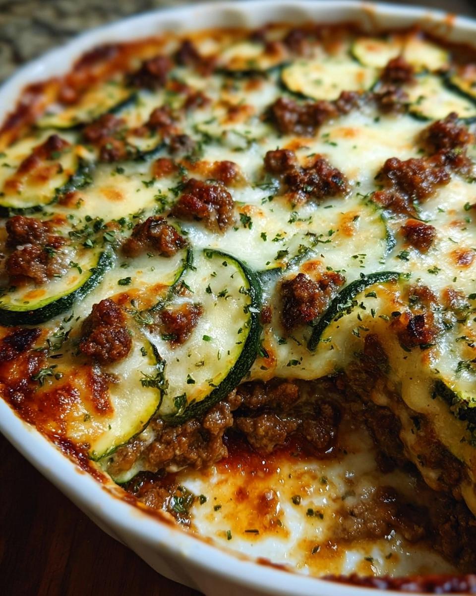 Ground Beef Zucchini Bake - detail 1