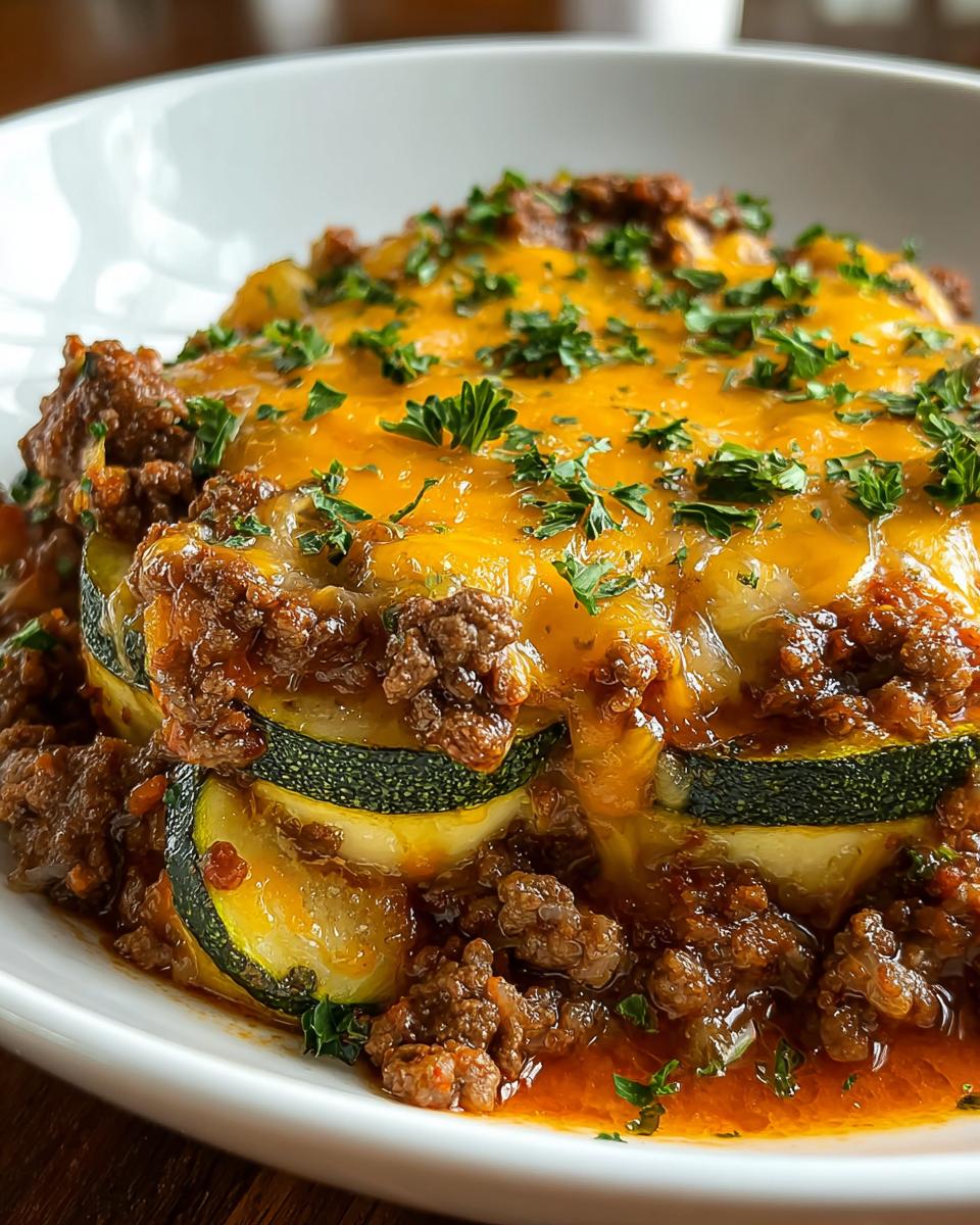 Ground Beef and Zucchini Skillet Casserole - detail 1