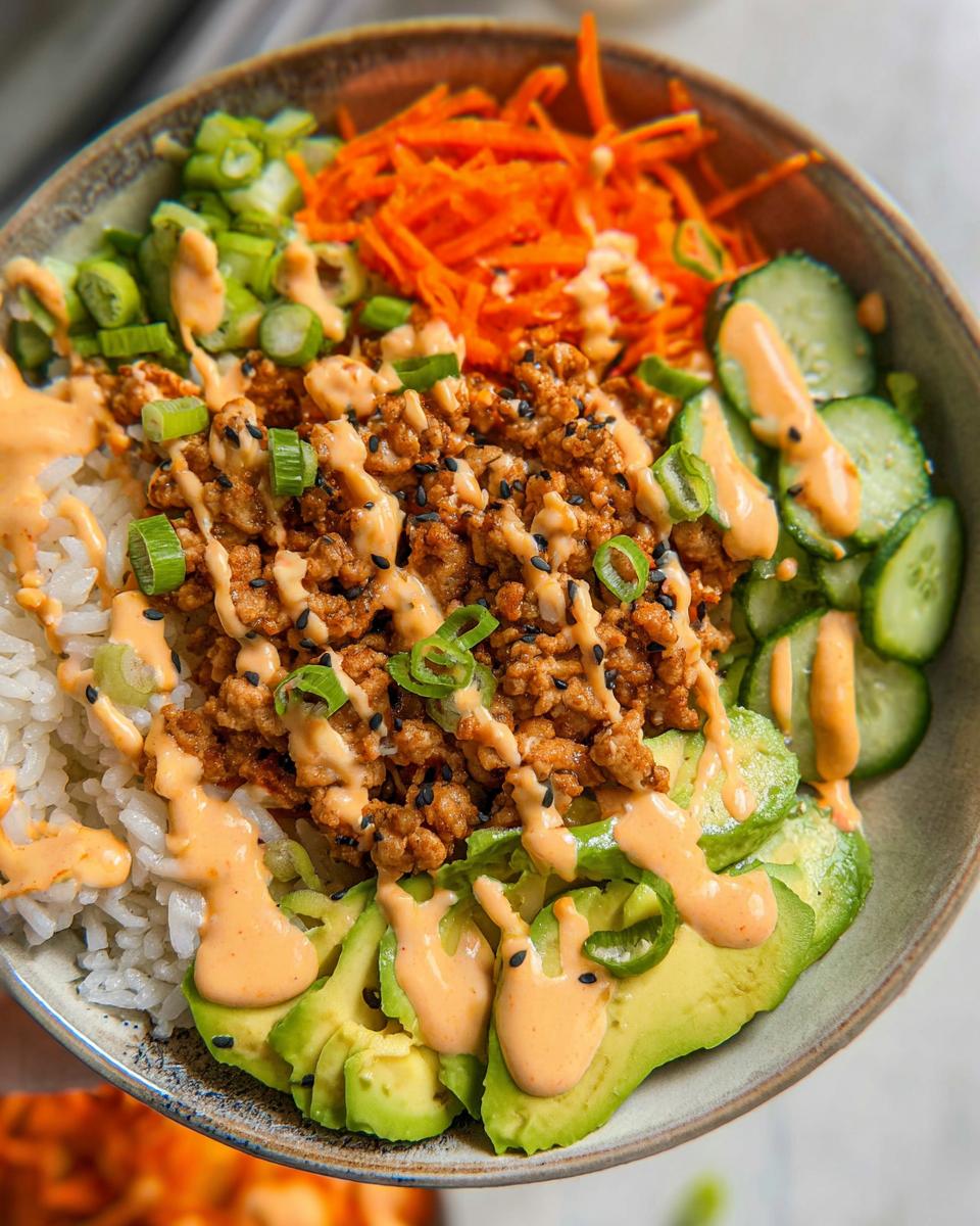 Ground Turkey Rice Bowls - detail 1