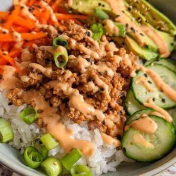 Ground Turkey Rice Bowls