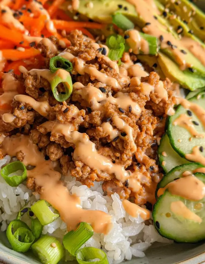 Ground Turkey Rice Bowls