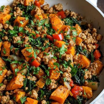 Ground Turkey Sweet Potato Skillet