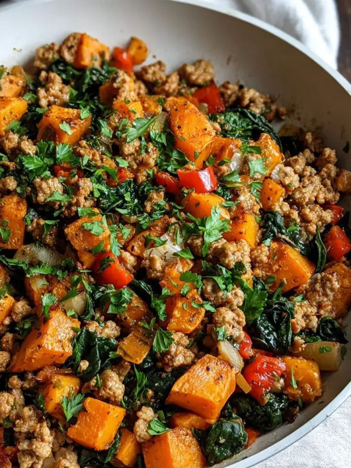 Ground Turkey Sweet Potato Skillet