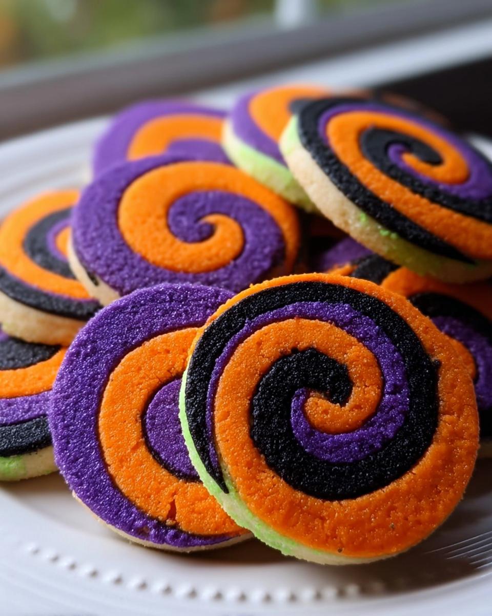 Halloween Pinwheel Sugar Cookies - detail 2