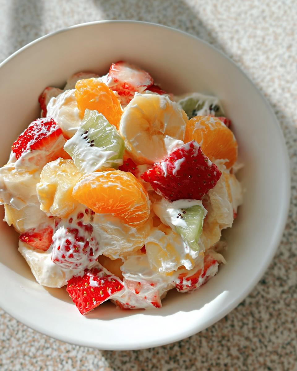 Hawaiian Cheesecake Salad - detail 1