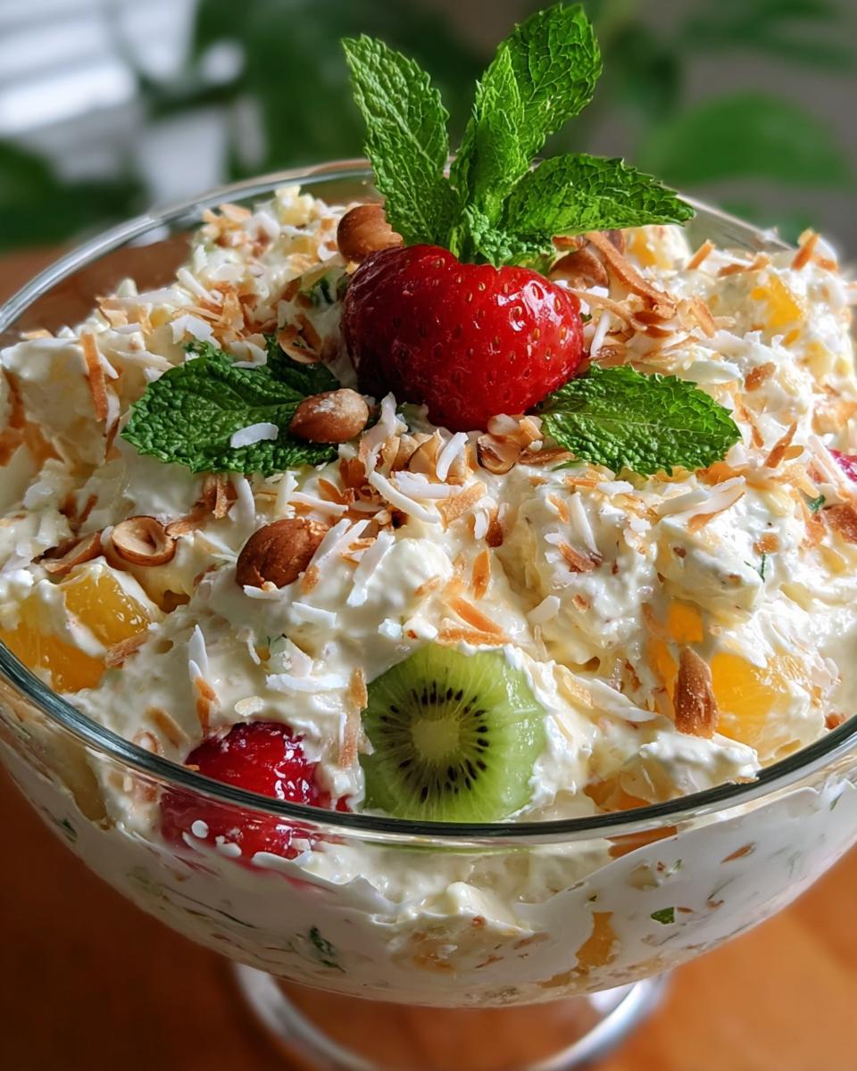 Hawaiian Cheesecake Salad - detail 2