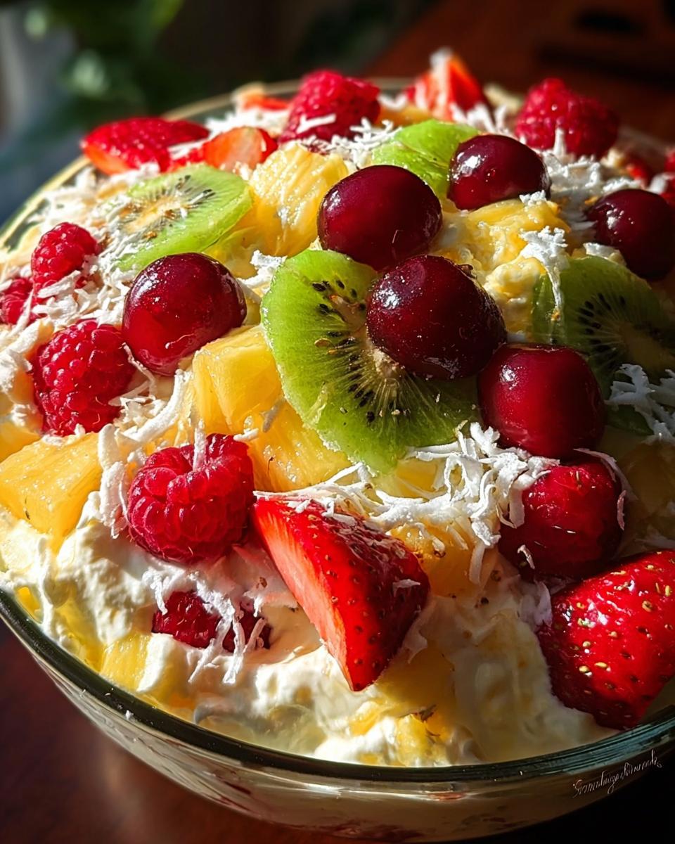 Hawaiian Cheesecake Salad - detail 2