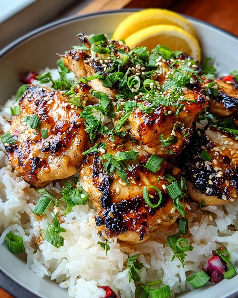 Hawaiian Chicken with Coconut Rice - detail 1