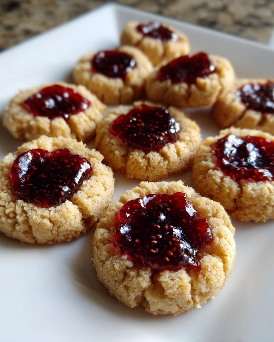 Healthy 4Th of July Thumbprint Cookies - detail 2