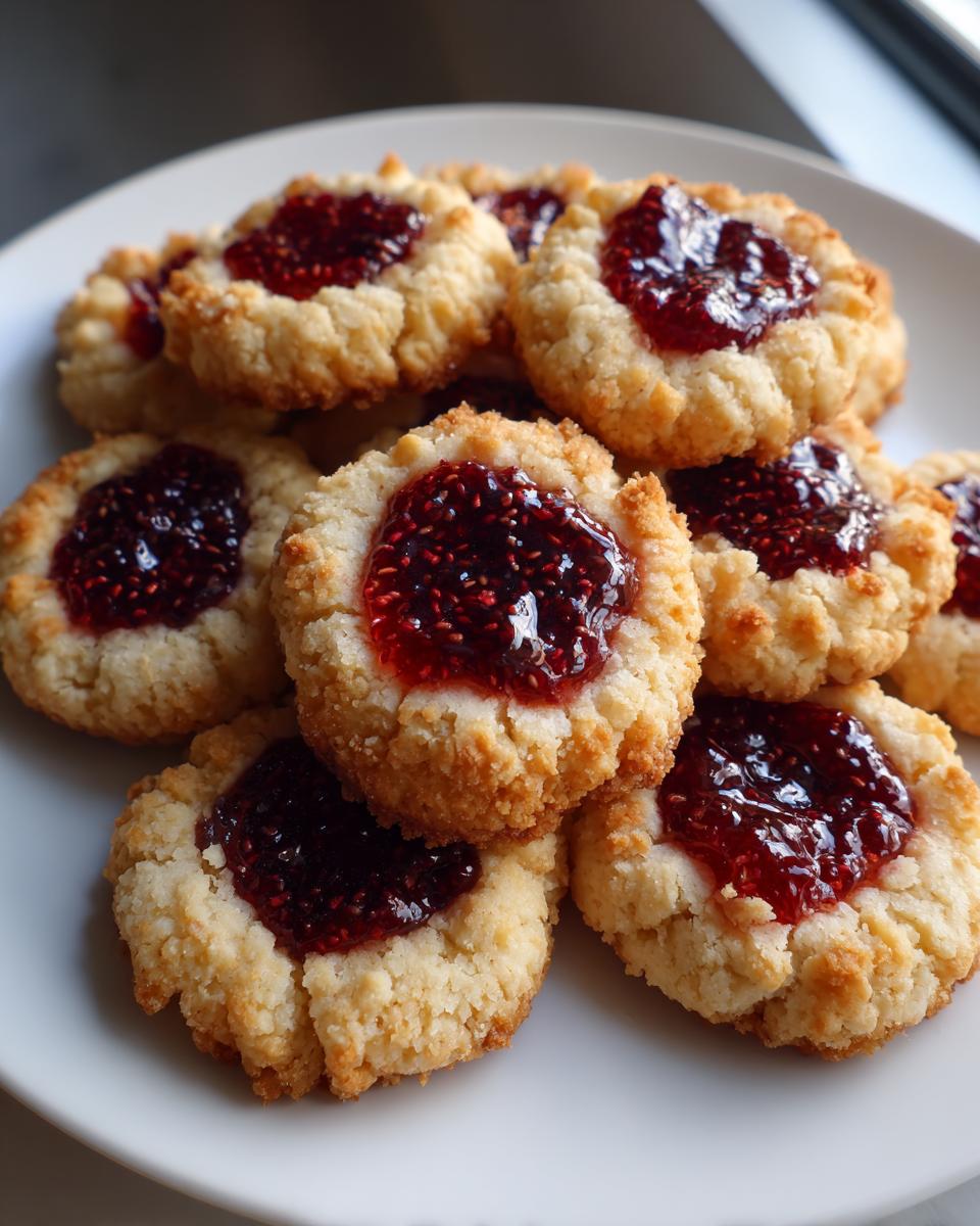 Healthy 4Th of July Thumbprint Cookies - detail 4