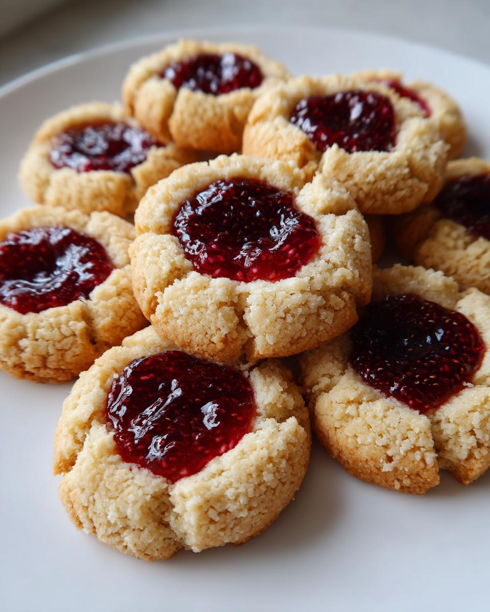 Healthy 4Th of July Thumbprint Cookies - detail 5