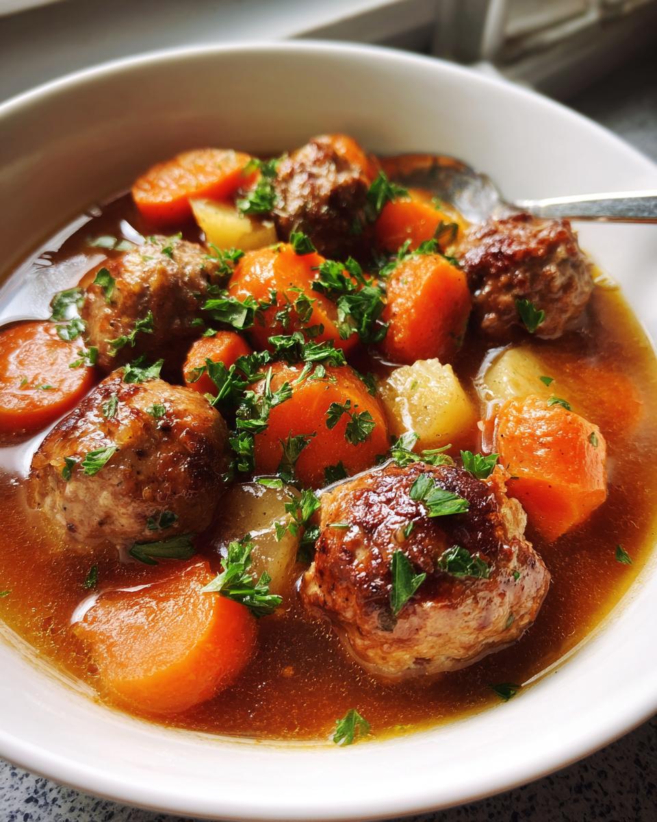 Hearty Meatball Stew - detail 3