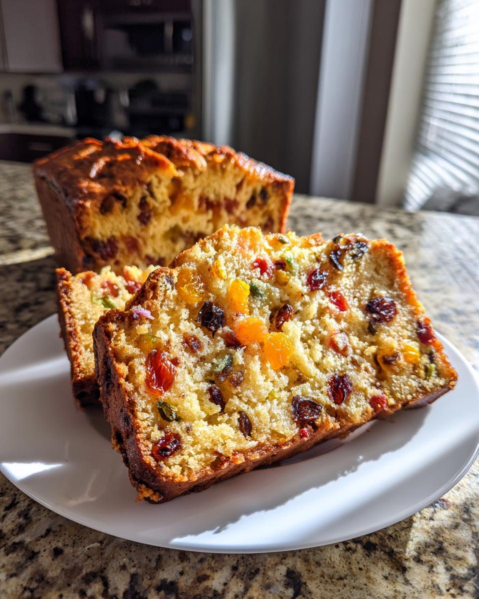 Heavenly Moist Fruitcake - detail 1