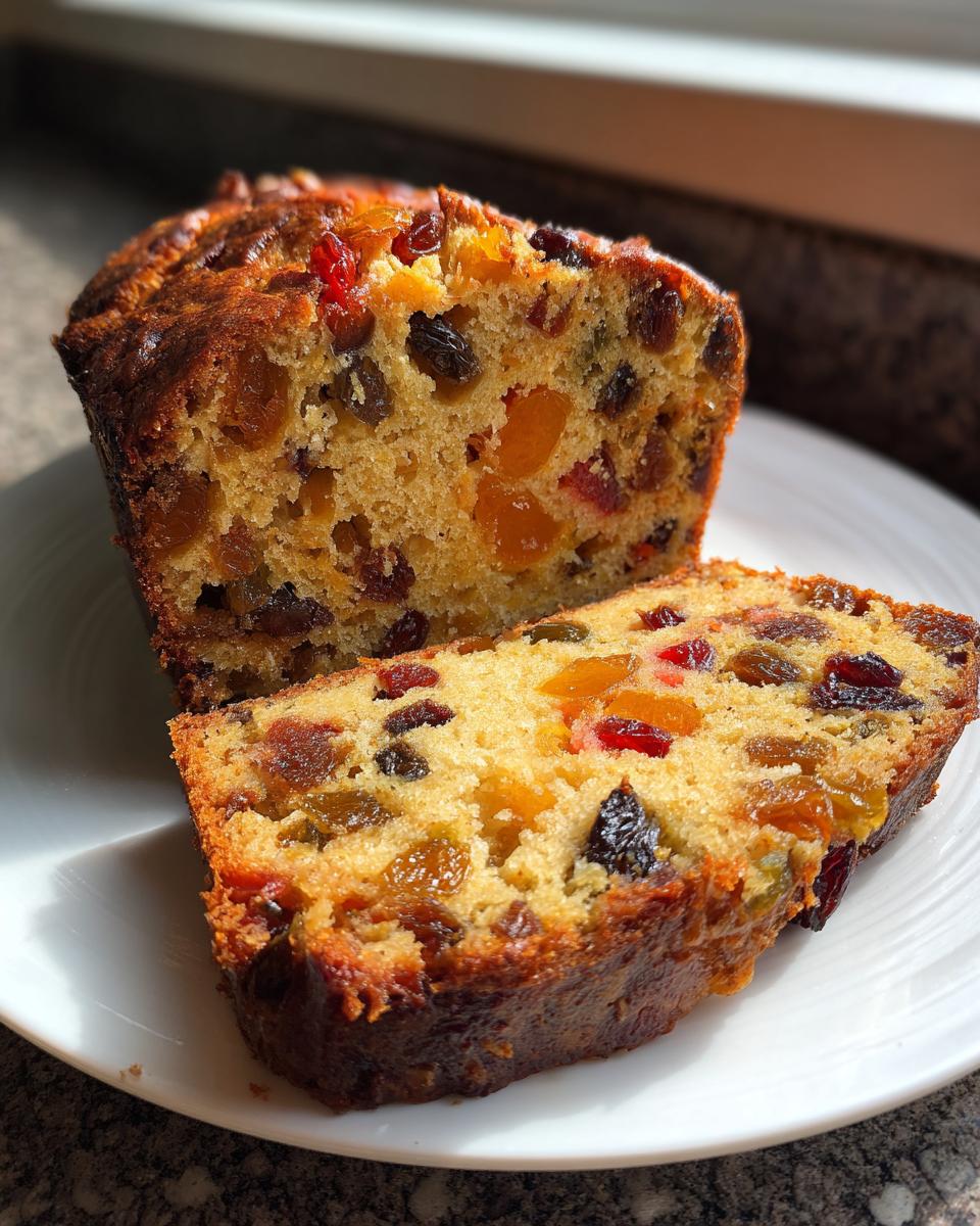 Heavenly Moist Fruitcake - detail 2