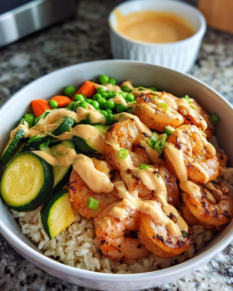 Hibachi Shrimp Rice Bowls - detail 1