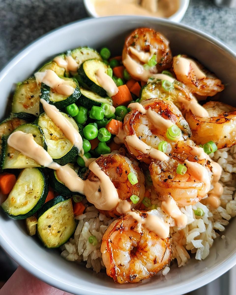 Hibachi Shrimp Rice Bowls - detail 2