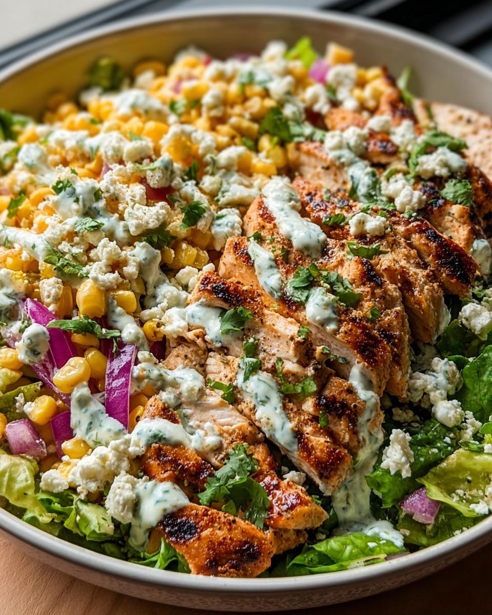 High-Protein Chicken Street Corn Salad - detail 1