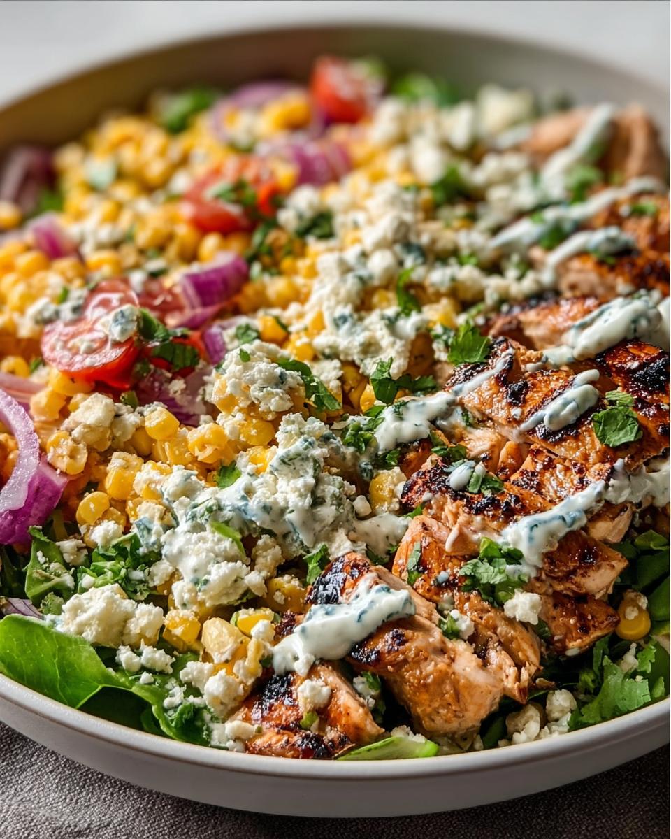 High-Protein Chicken Street Corn Salad - detail 2