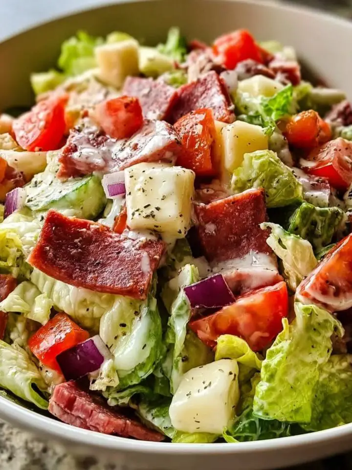 High Protein Italian Grinder Salad
