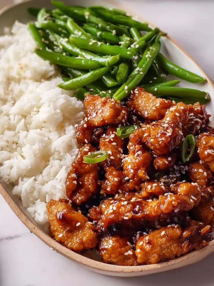 High Protein Sesame Chicken