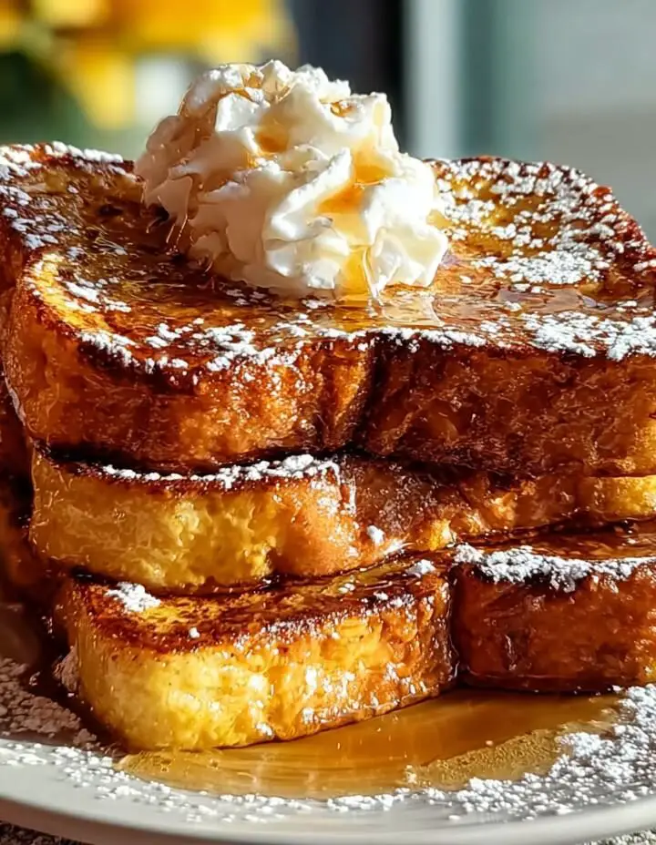 Holiday Eggnog French Toast
