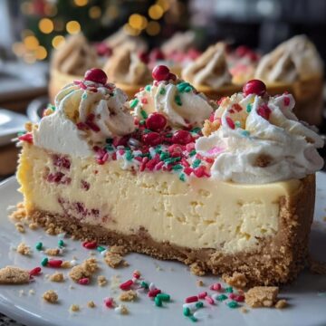 Holiday Sugar Cookie Cheesecake
