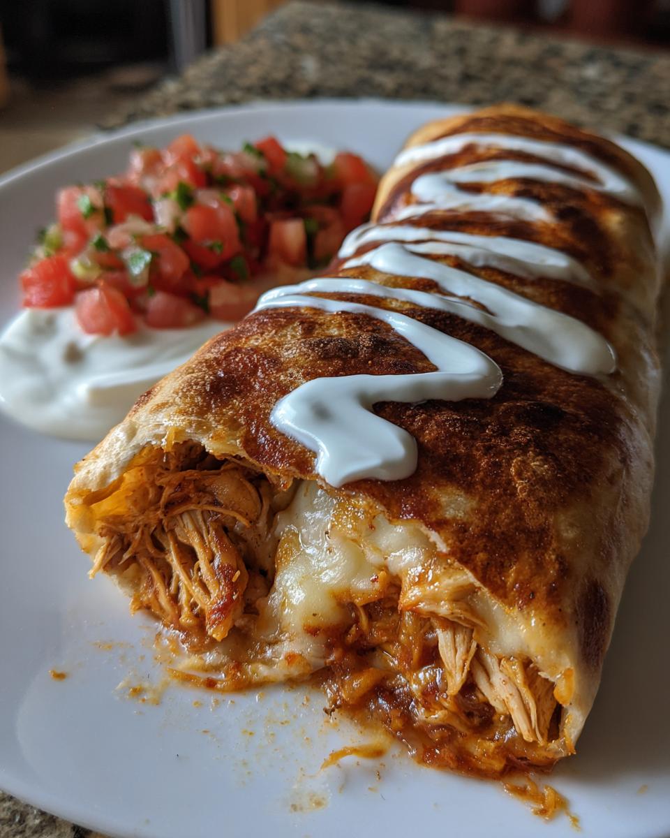Homemade Chicken Chimichangas - detail 1