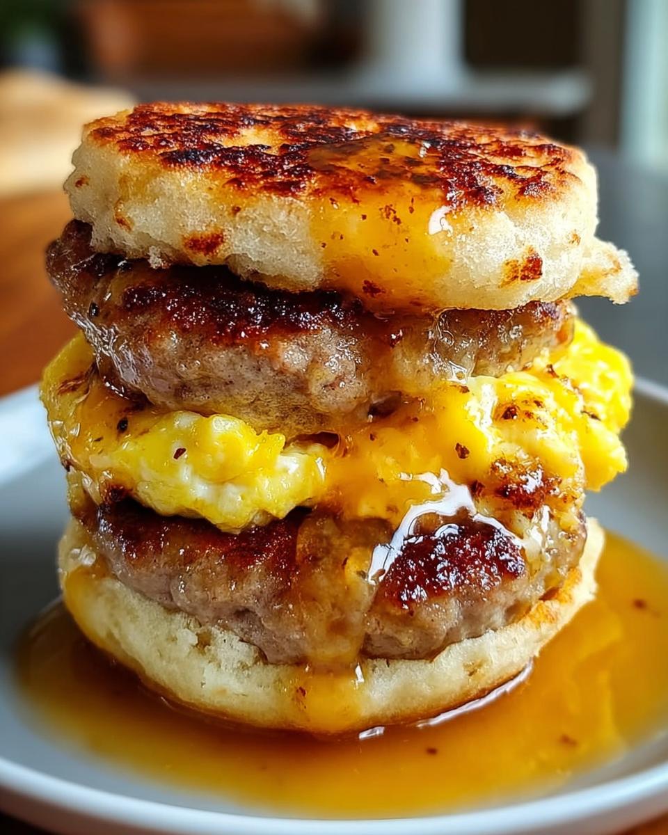 Homemade McGriddle Muffins - detail 1