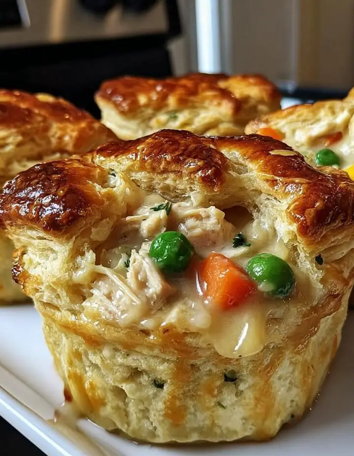 Homemade Mini Chicken Pot Pies