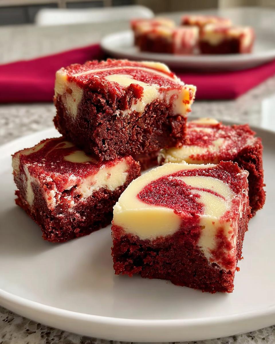 Homemade Red Velvet Brownie Bites - detail 1