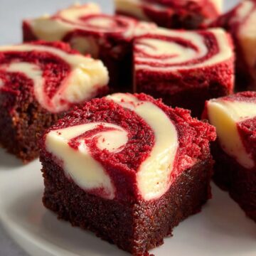 Homemade Red Velvet Brownie Bites